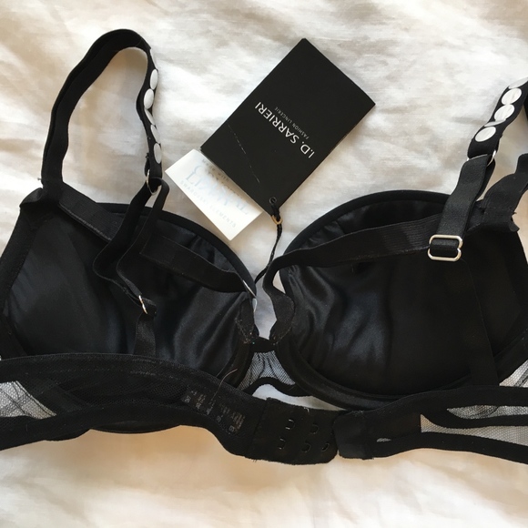 I.D. Sarrieri Silver-Studded Padded Push-Up Bra - Picture 6 of 7